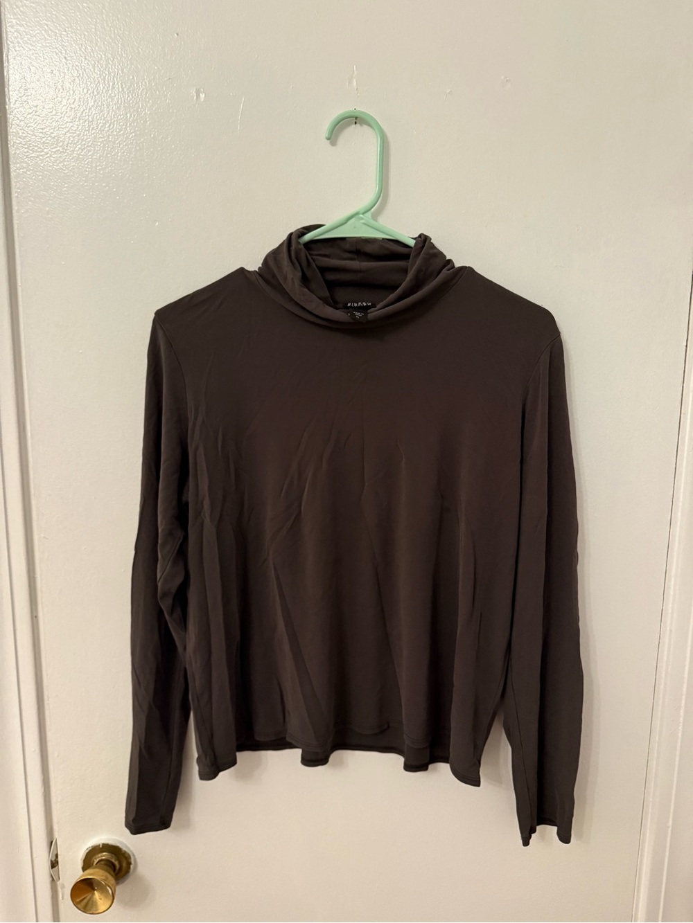 100% silk Eileen Fisher turtleneck top size large